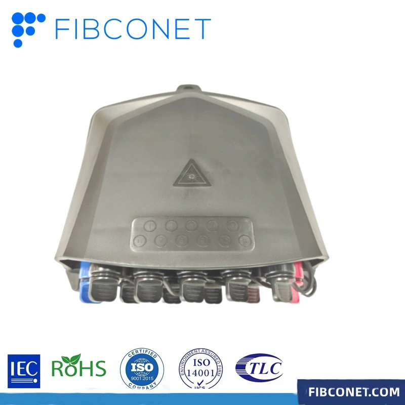 FTTH IP68 Waterproof Pre-Connectorized Optical 1: 9 Fiber Optic Terminal Box