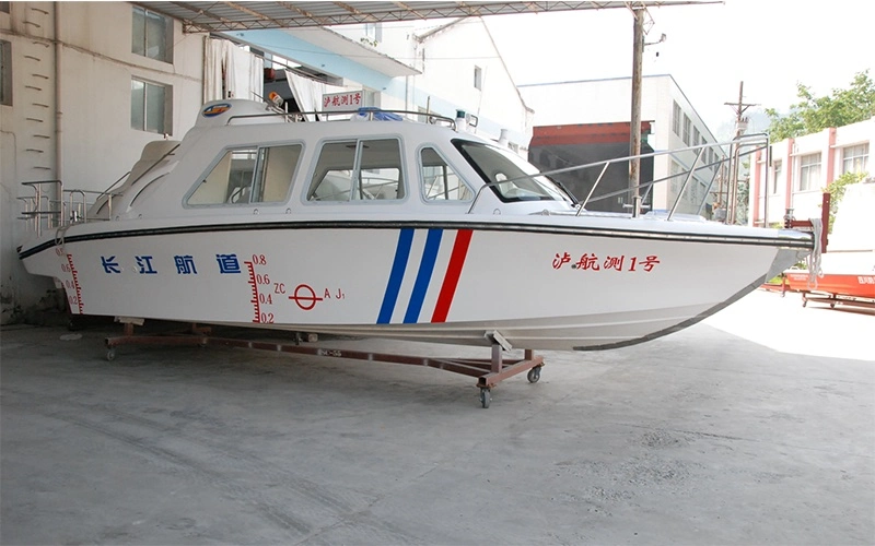 Js-828b New Style FRP Working Patrol Boat with Cabins