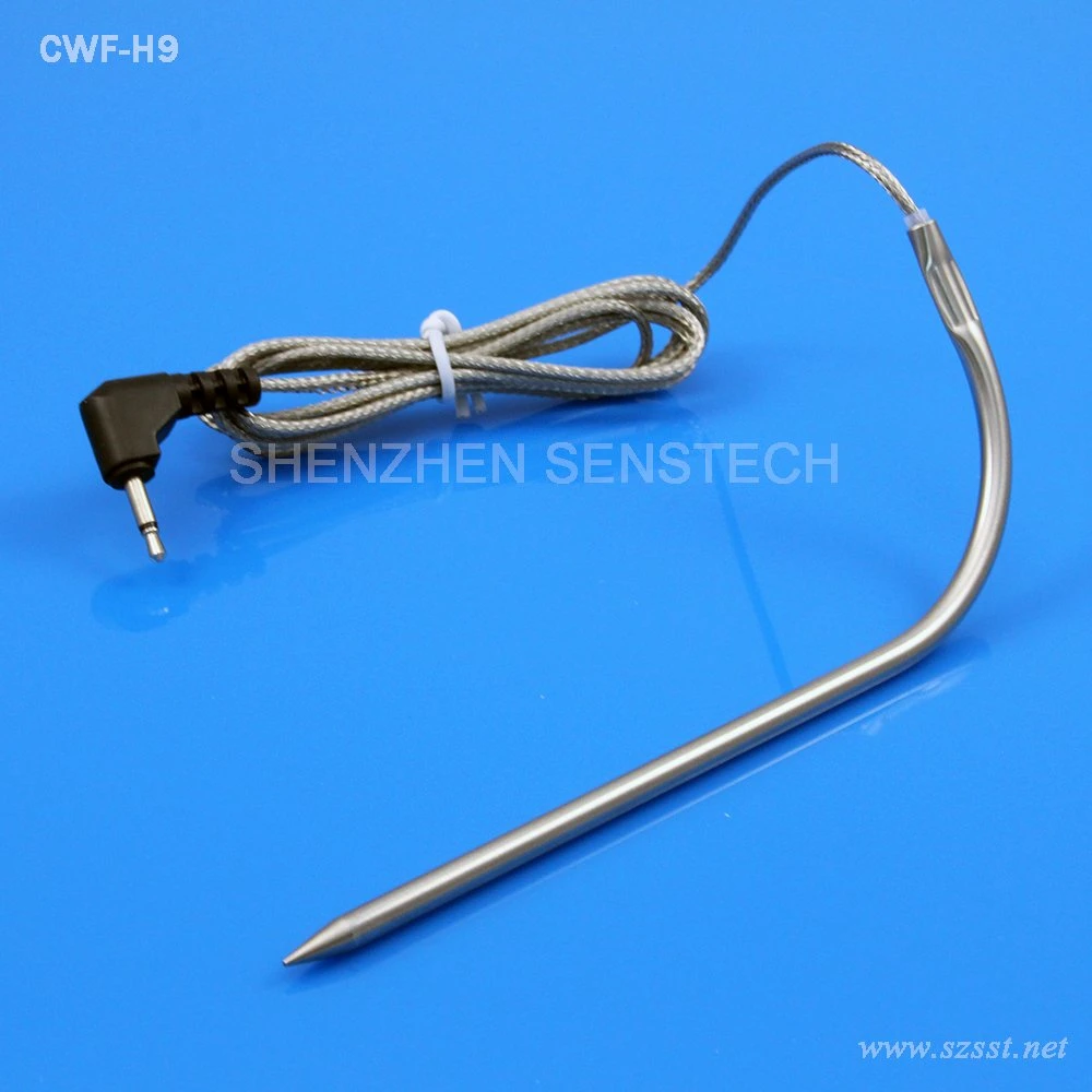 Smoker Temperature Probe 2.5mm Audio Jack Plug Ntc Temperature Sensor