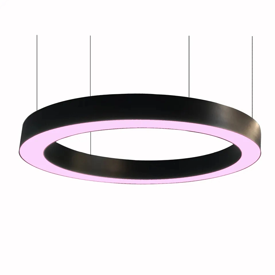 RGBW LED couleur réglable bague éclairage plafond réglable contemporain Luminaire suspendu avec télécommande