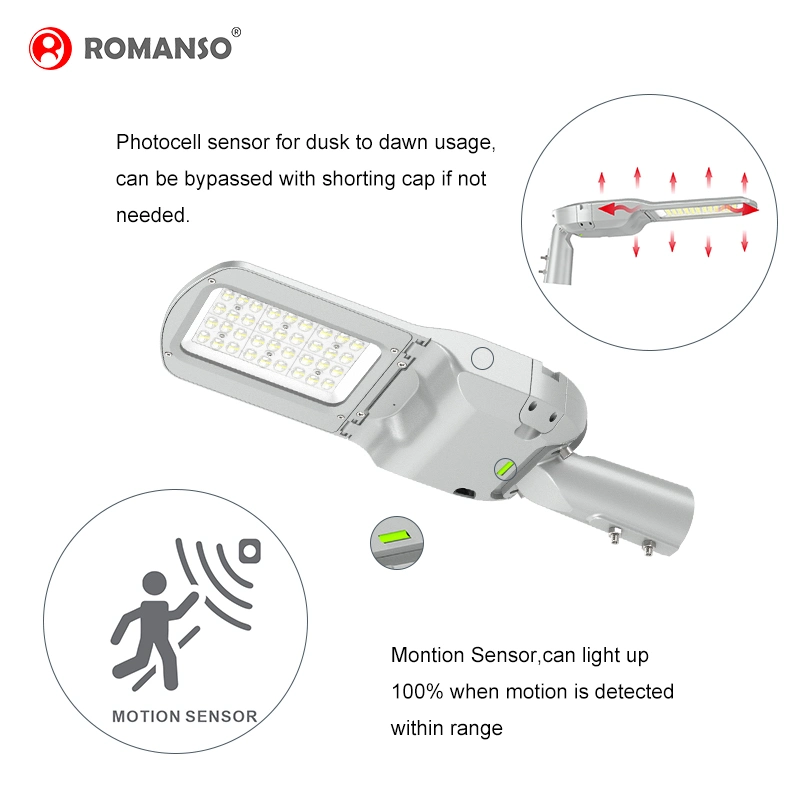 موقف سيارات أيتL معتمد رومانسو أو ODM Street Light 30 واط مصباح LED 240 واط