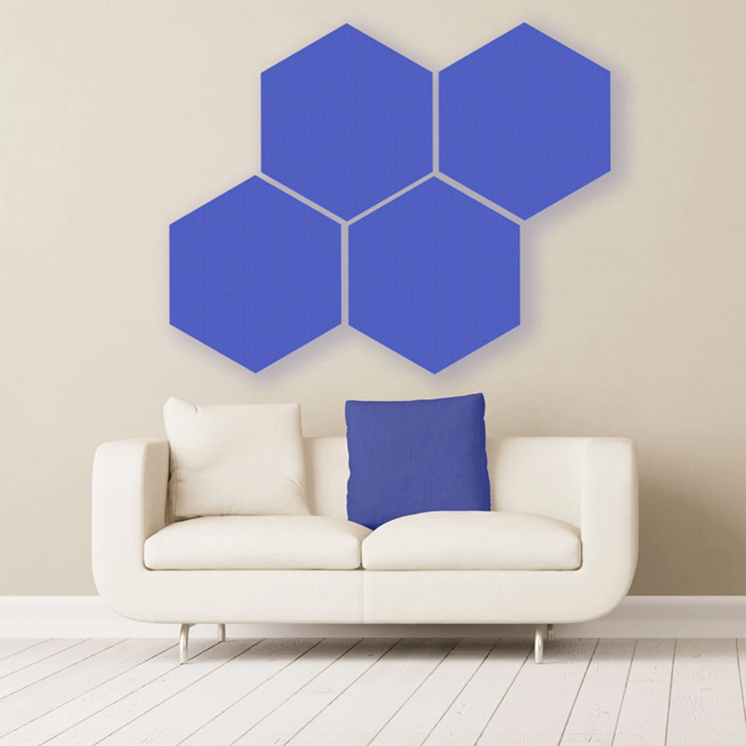 Panneau hexagonal économique européenne Sound-Absorbing Sound-Absorbing Panneau mural Mur insonorisées tampon décoratif