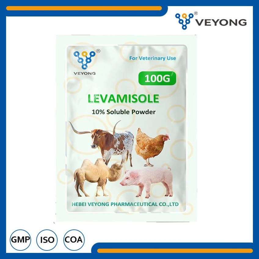 Polvo soluble en levamisol 10%, 20% para ovejas de China Pharmaceutical Manufacturer