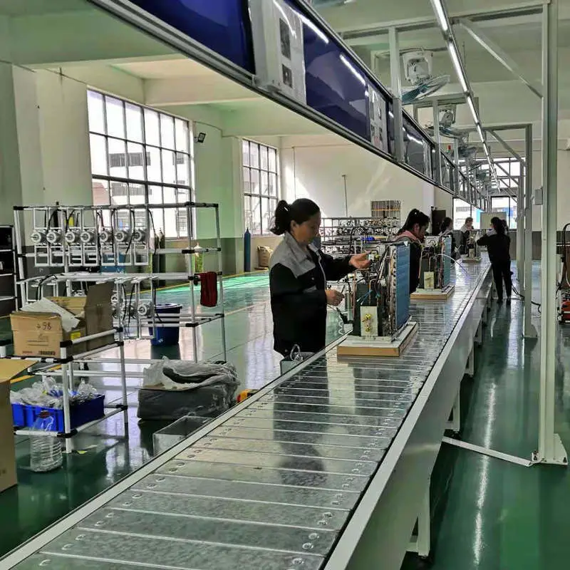 Hot Sale Customized Production Air Conditioner Part Portable Conveyor Plastic Machine Line