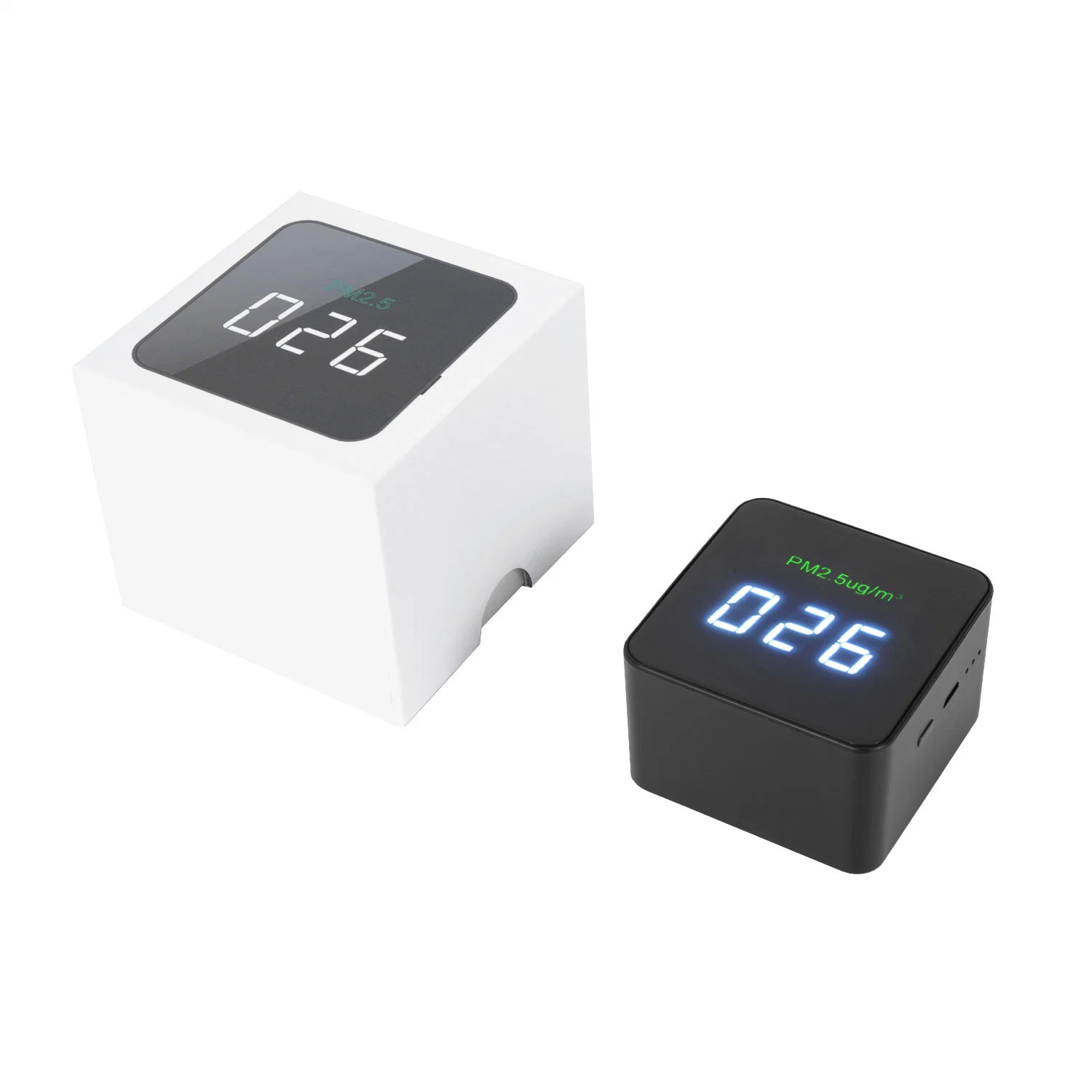 Jicfung Air 06 Portable Air Quality Monitor, Indoor Air Quality Meter Detects Pm2.5, Air Quality Sensor for Bedroom