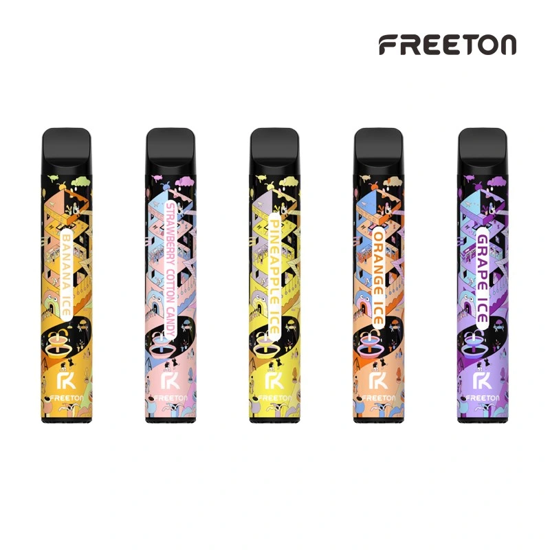 Disposable Electronic Cigarette Wholesale/Supplier 2021 Freeton New Edition Refill Vaporizer E Cigarette Puff  Color Customize Vaping Store Near Me