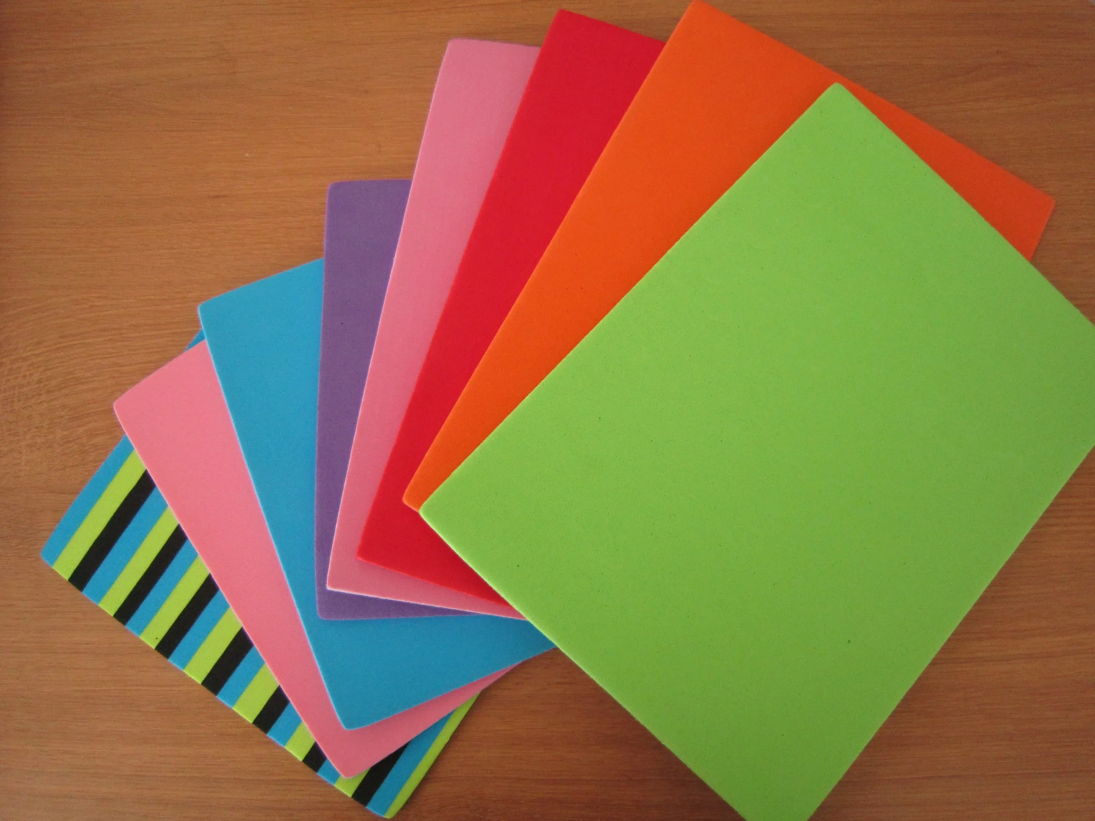 Hot Sale EVA Color Sheet with Various Kinds of Size