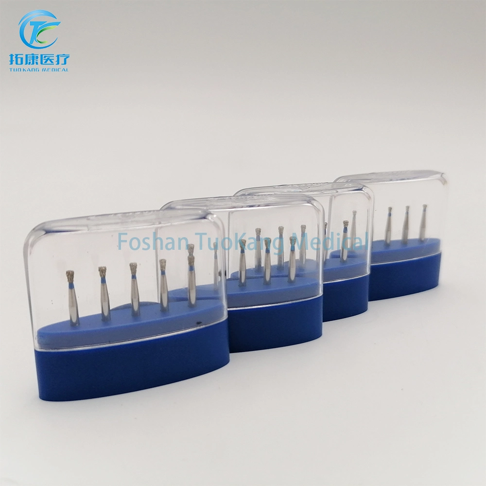 La perforación Dental dental de material de perforación de alta velocidad rebabas suministro médico dental 5pcs/Pack serie IS