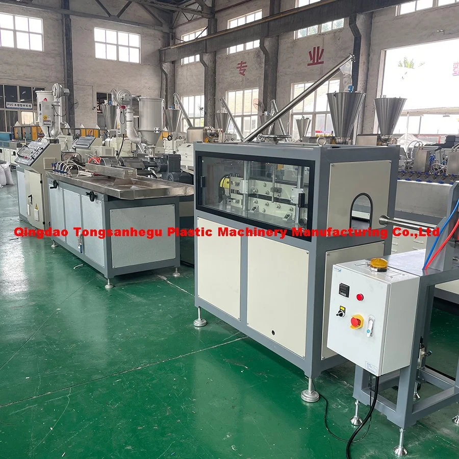 PVC Door Frames Sealing Strip Making Machines Plastic Profiles Extrusion Line