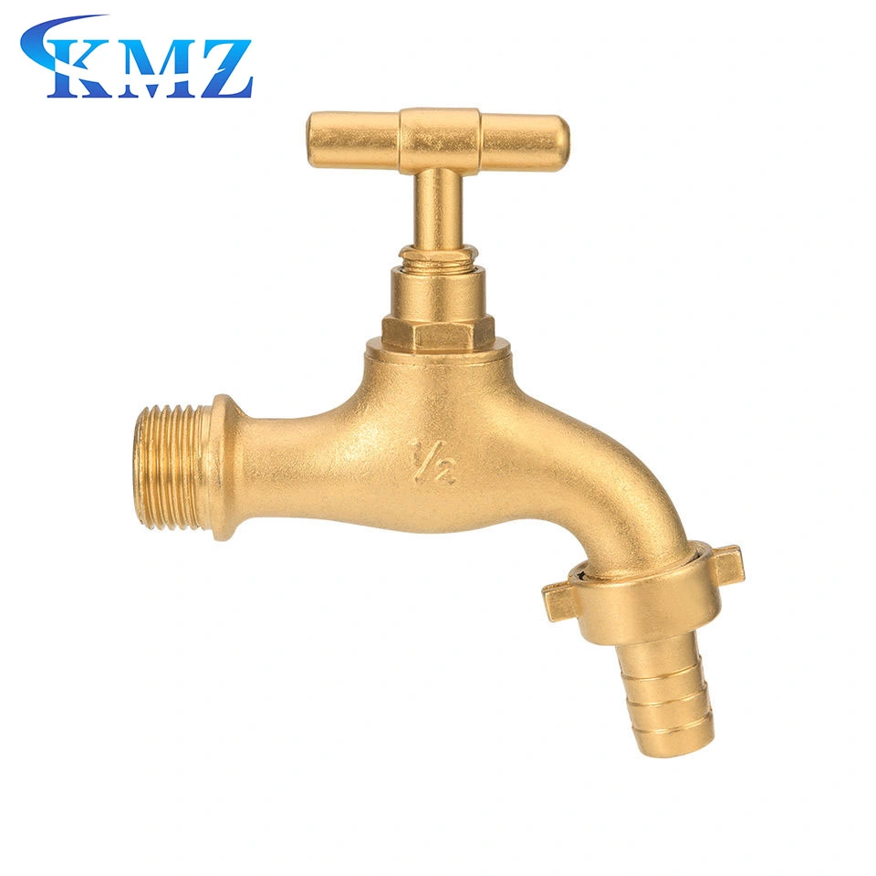 1/2 High Quality T-Handle Faucet Forge Brass Bibcock Water Bib Taps