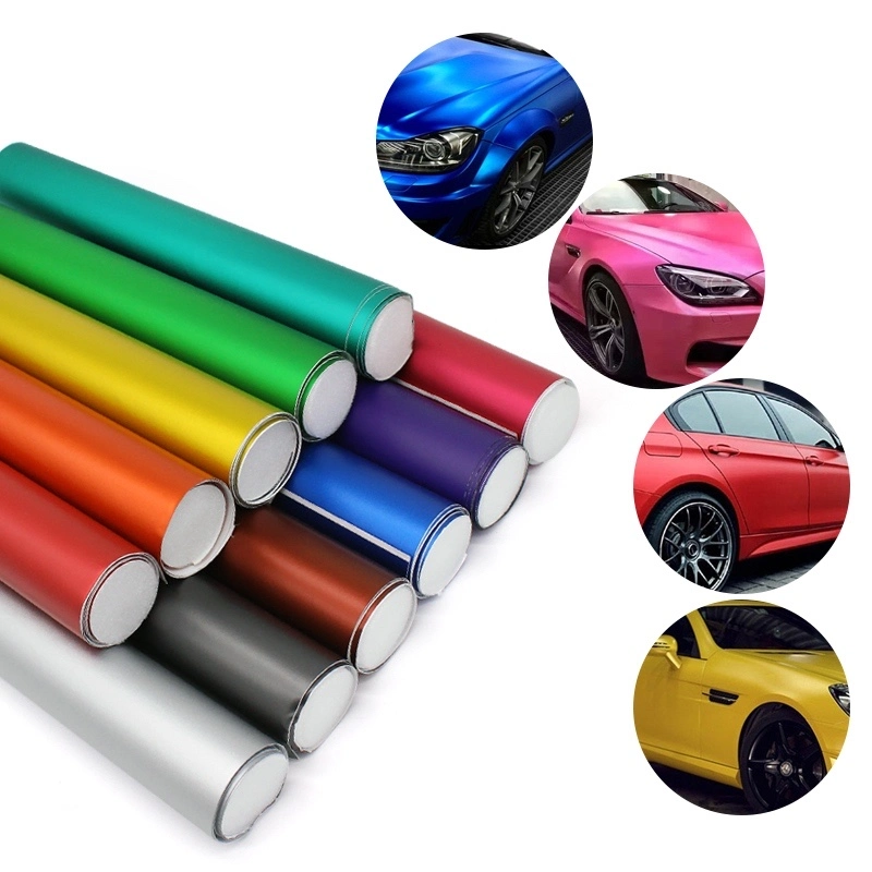 precio de fábrica al por mayor Color mate Autoadhesivo/Vinilo adhesivo rollo de colores Vehículo de película para Auto Sticker Vinyl Car Wrap