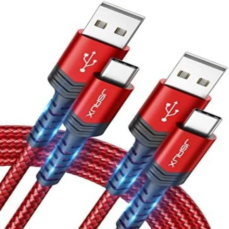 Cables USB-C a USB-a 3,1A para carga y datos Android Sincronización