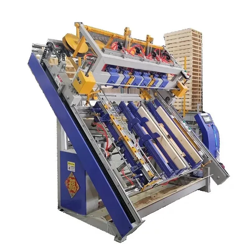 New Type Woodworking Machinery Automatic Wood Pallet Making Wood Pallet Nailing Machine