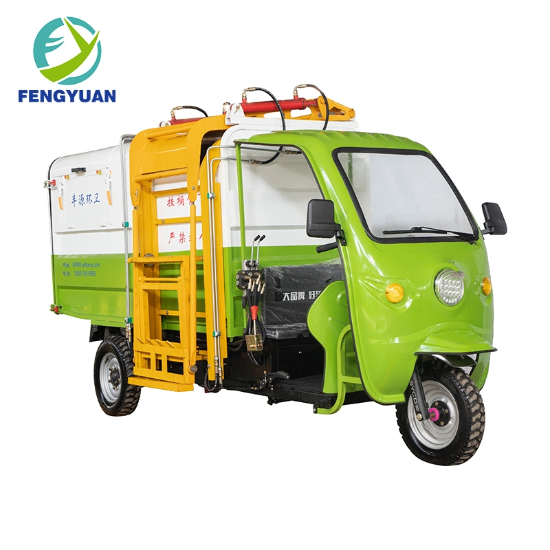 Fengyuan Waste Motorcycle Mini Electric Tricycle Garbage Dumper Truck