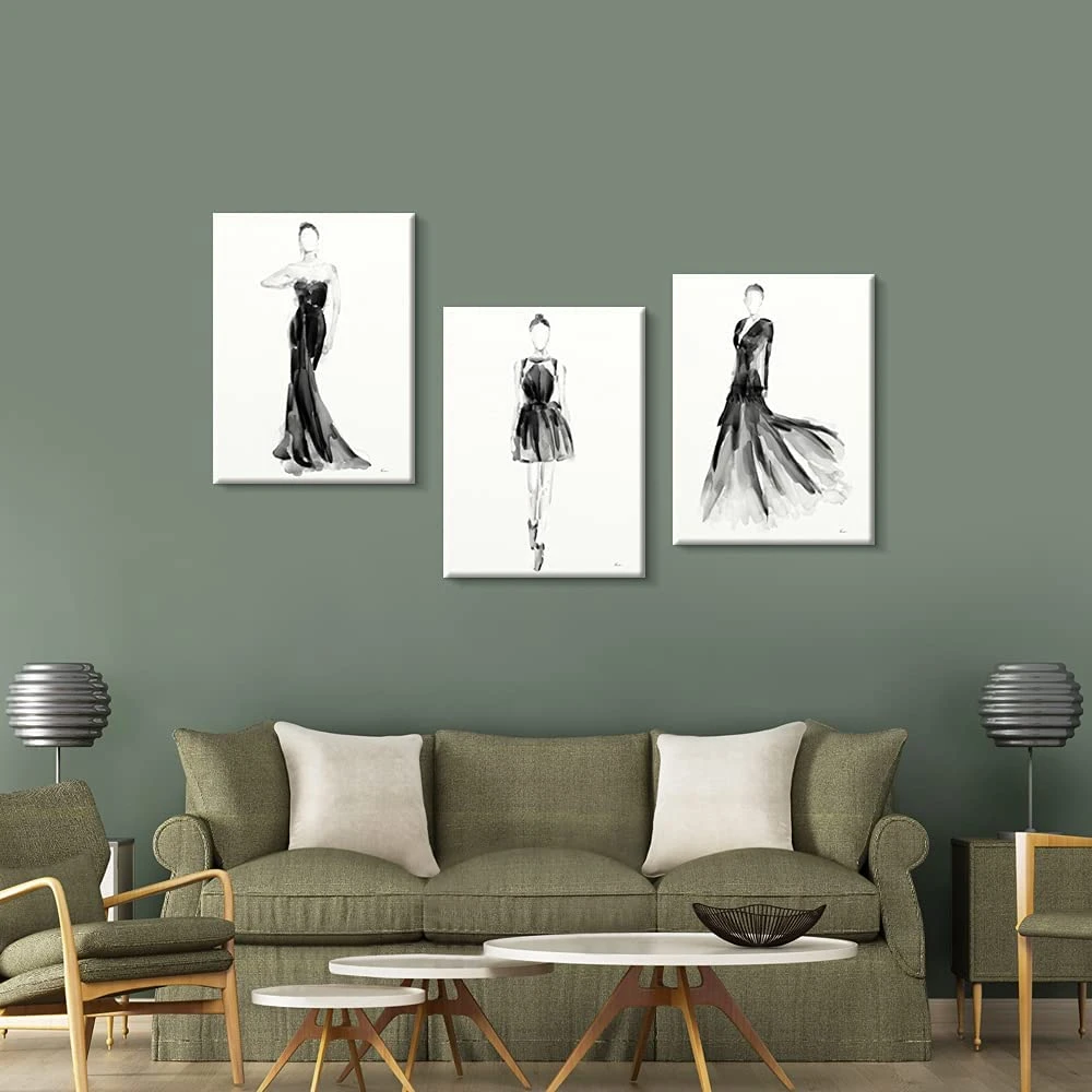 Leinwand Wandkunst Mode Frau Kunst Poster Wandbilder Malerei Einrichtung Im Haus