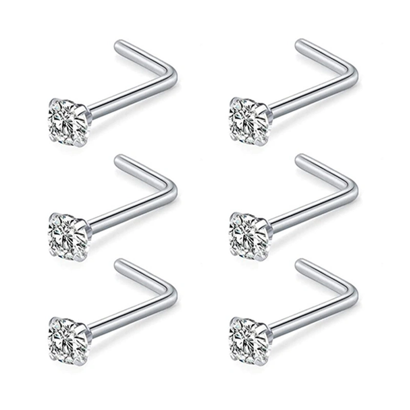 Wholesale/Supplier Titanium Alloy S-Shaped Nose Ring Body Piercing