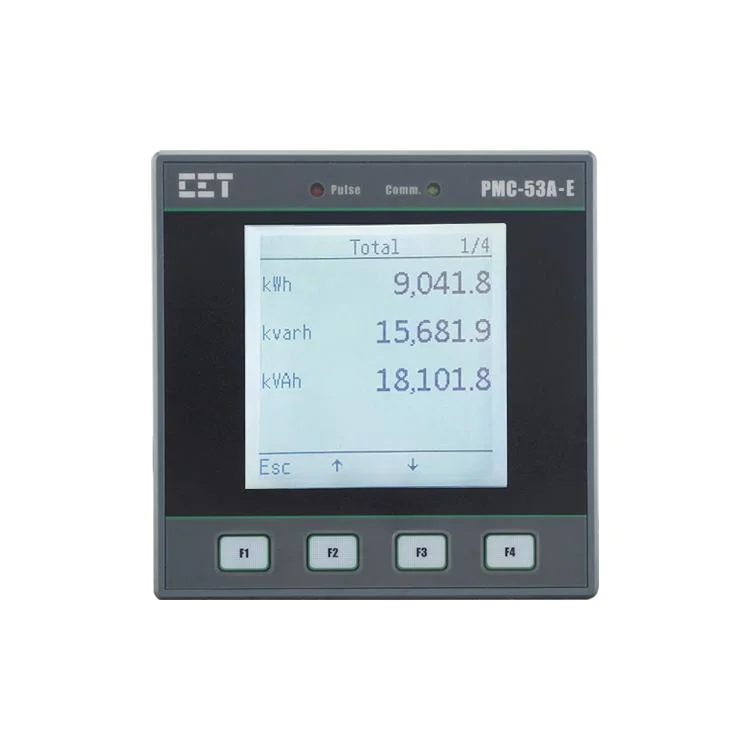 PMC-53A-E DIN96 Class 0.5S Three-Phase Multifunction Power Meter with Ethernet and Modbus TCP HTTP