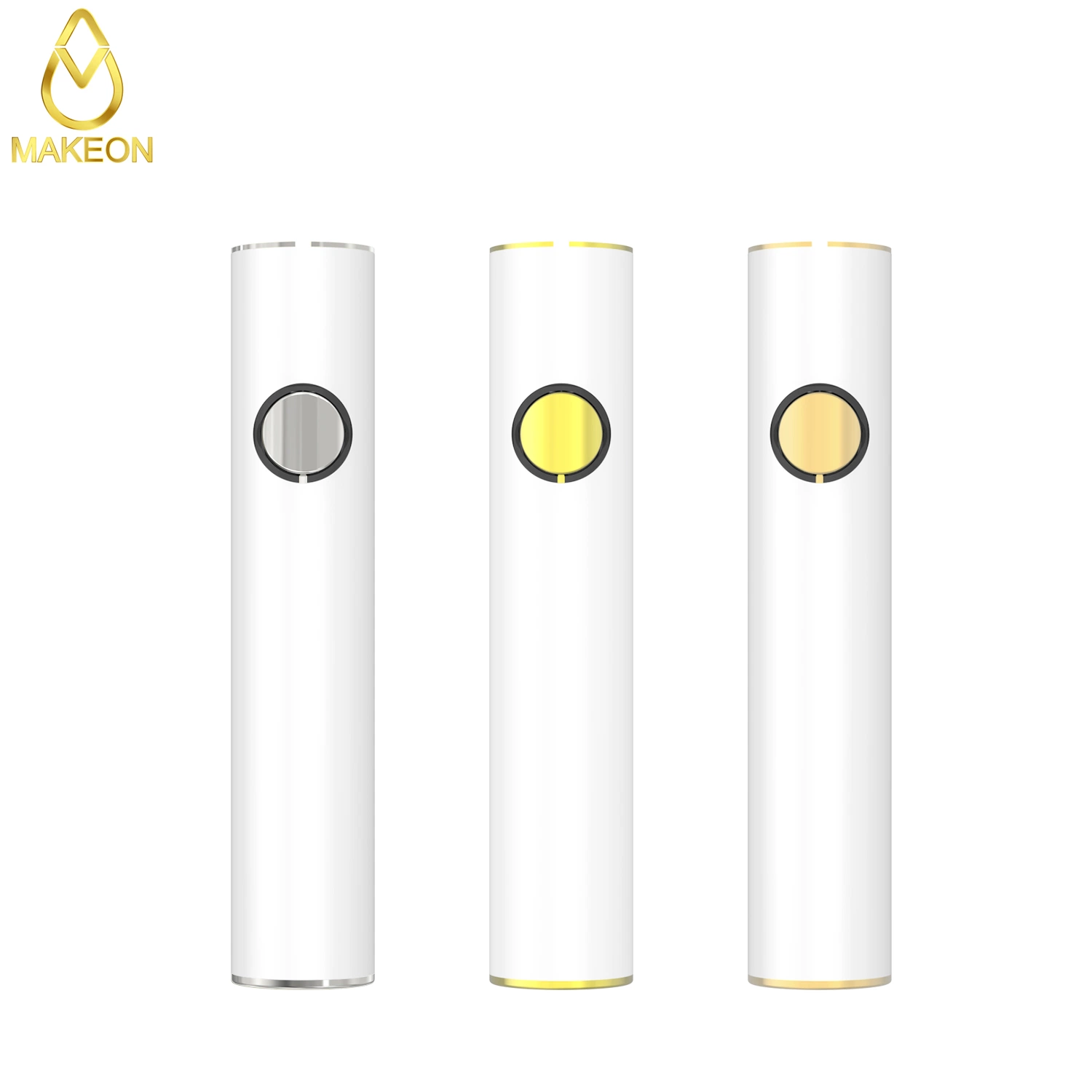 E-CIG style stylo avec bouton pour 510 Vape Cart inspire Batterie rechargeable pour atomiseur