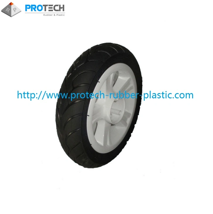 Customized High quality/High cost performance  Rubber Hand Trolley PU Foam Trolley Wheel