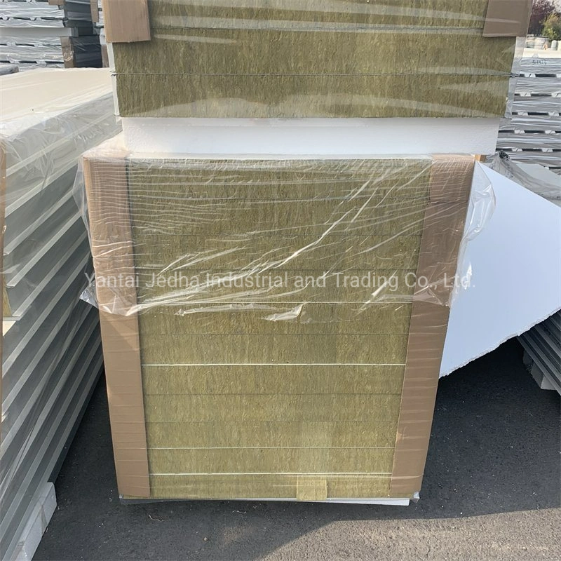 ISO Australia Standard Rock Wool Waterproof Roof Sandwich Panel Wall