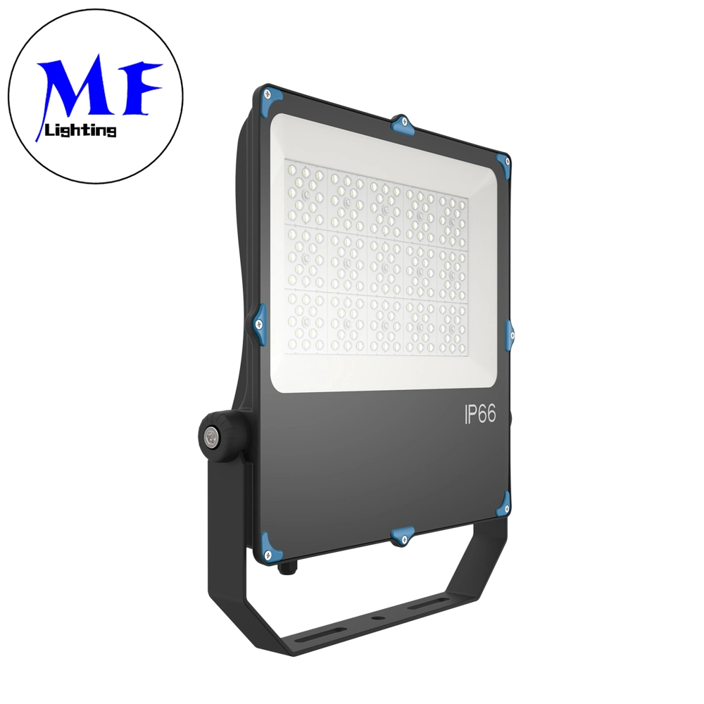 Precio de fábrica 100W 150W 200W 300W 400W Deporte archivado al aire libre Estadio Jardín paisaje Pista de tenis Patio IP66 camino impermeable al polvo Reflector LED cuadrado