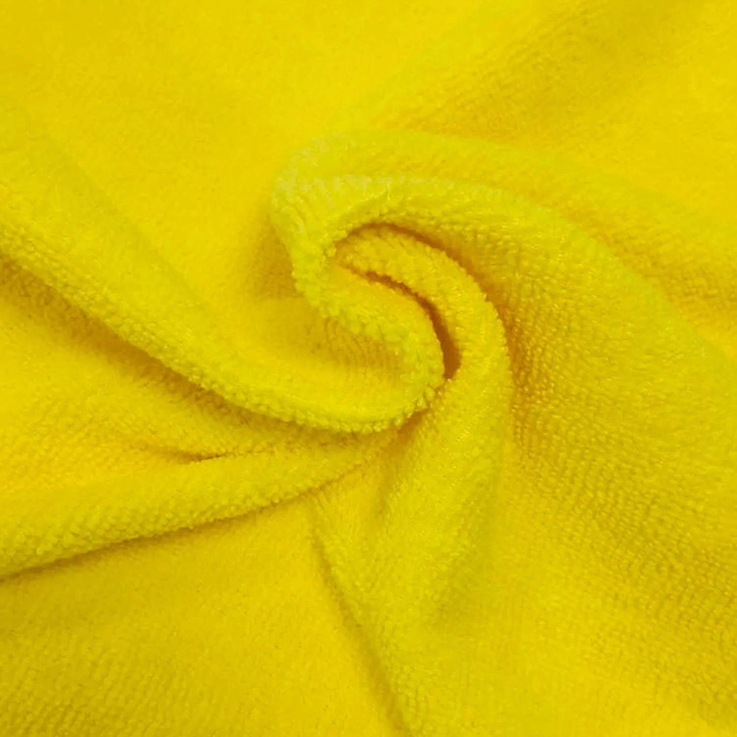 Absorvente de água extremamente suave e resistente colorido fibra cinzenta Greey Yellow Pano de limpeza de felpo