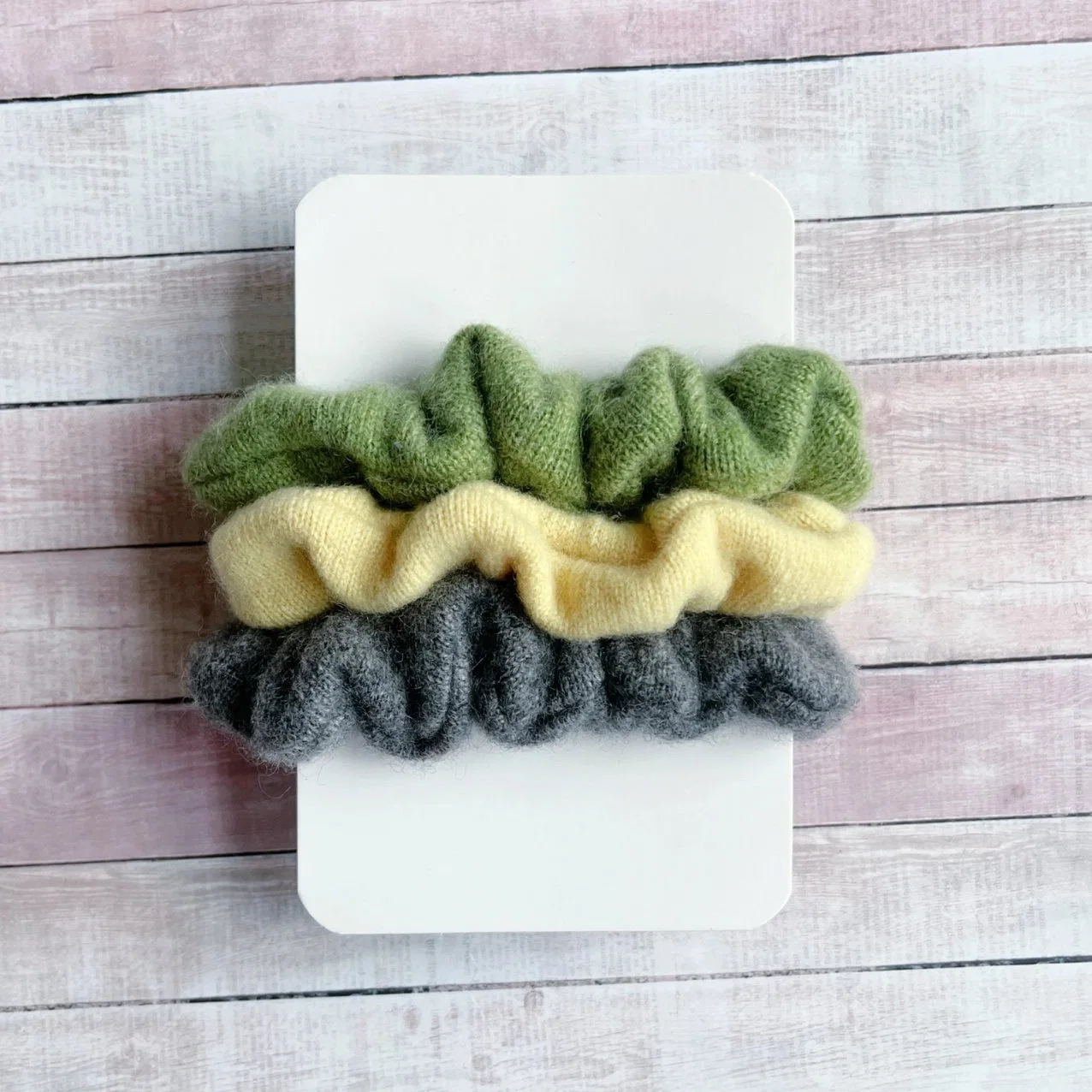 Women&prime; S Fashion Accessories Cashmere Hair Ties Band Scrunchie