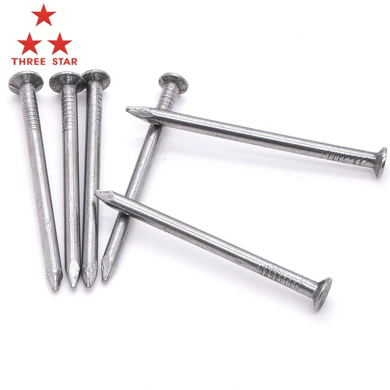 Q195 pulido de las uñas de hierro galvanizado común/Uña/anillo de uñas de acero/Bobina uña/U Tipo uña/cable de metal para la construcción de la uña