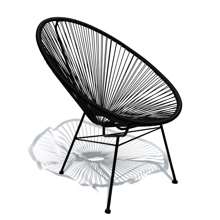 Freizeit Stapelbare Gartenstühle Rattan Möbel Patio Chair