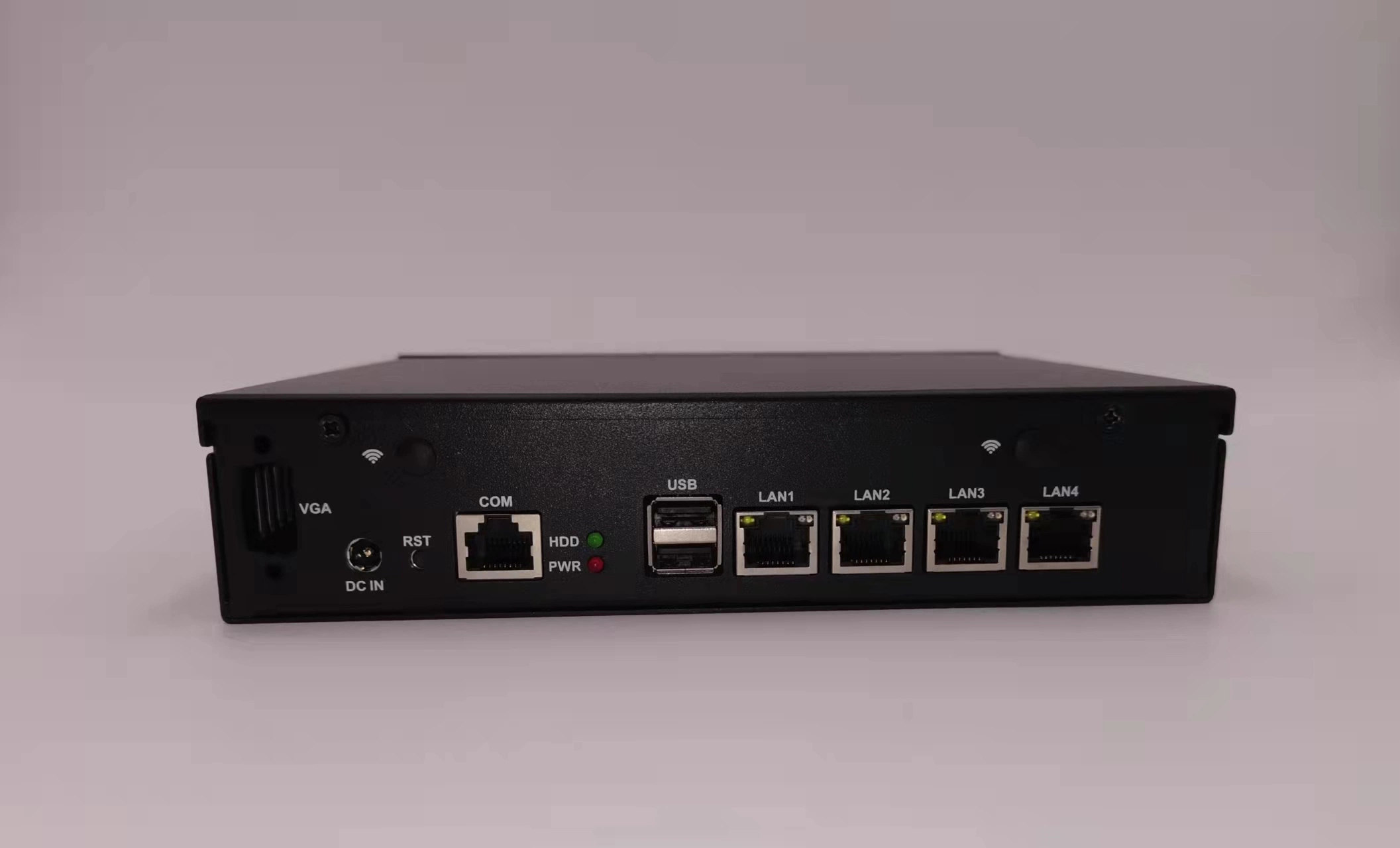 Firewall sin ventilador Intel J1900/J4125 4 LAN Desktop, Firewall Barebone Mini PC Router pfsense