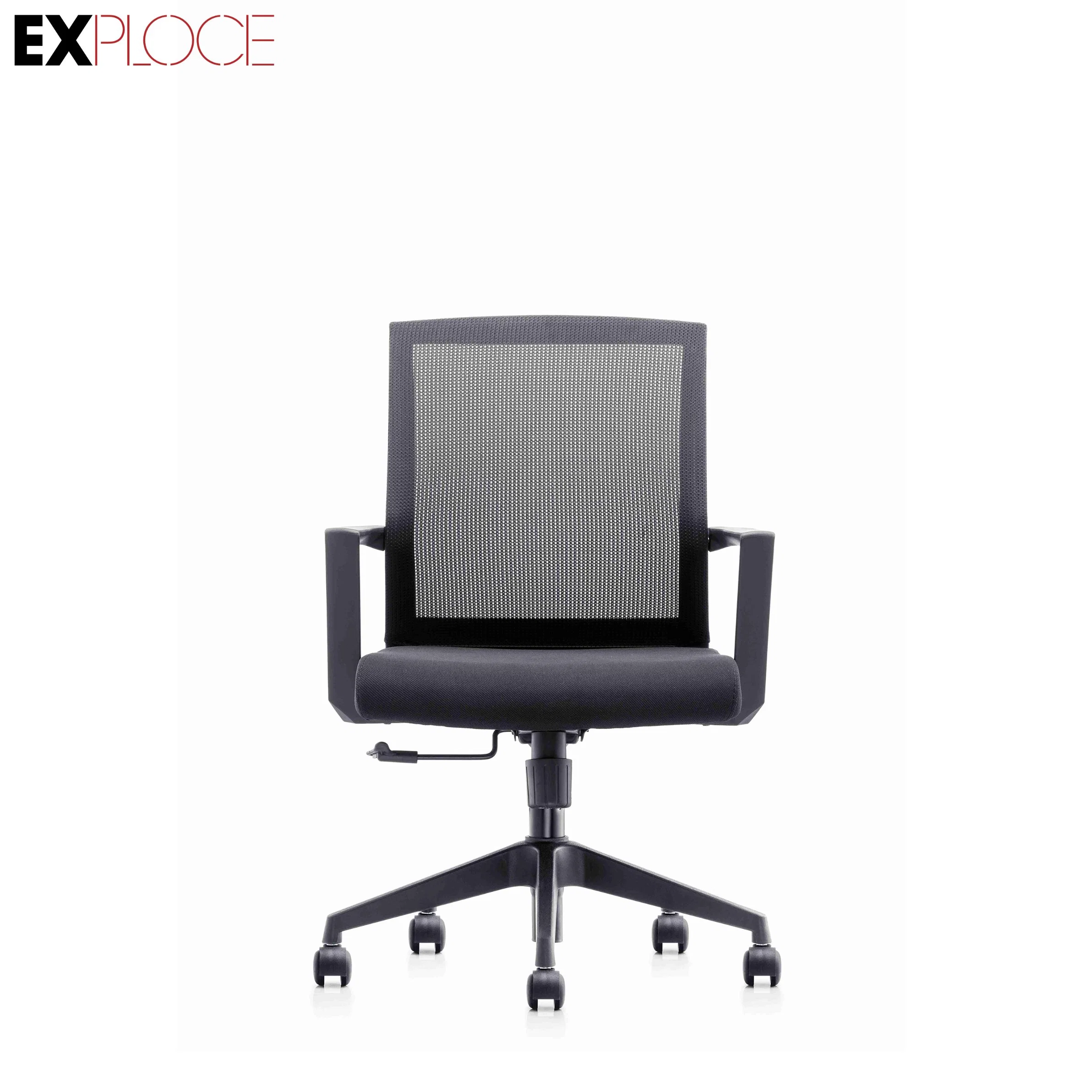 Match Light MID Back Ergonomic Leather Mesh Office Chair with Armrest Adjustable and Tilting