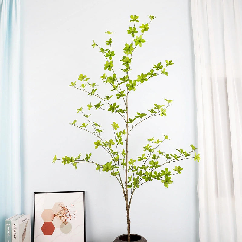 Artificial Branches 3D Enkianthus Perulatus Japanese Leaves Real Touch Greenery for Hometable Decoration