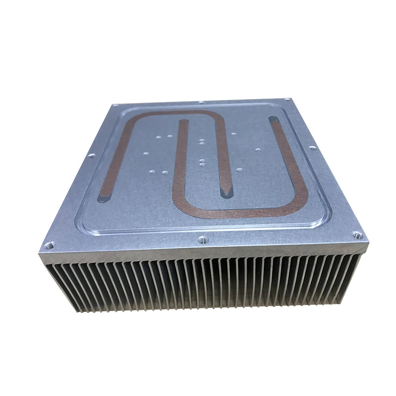 Large Aluminum Skiving Fin Heatsink for Power System