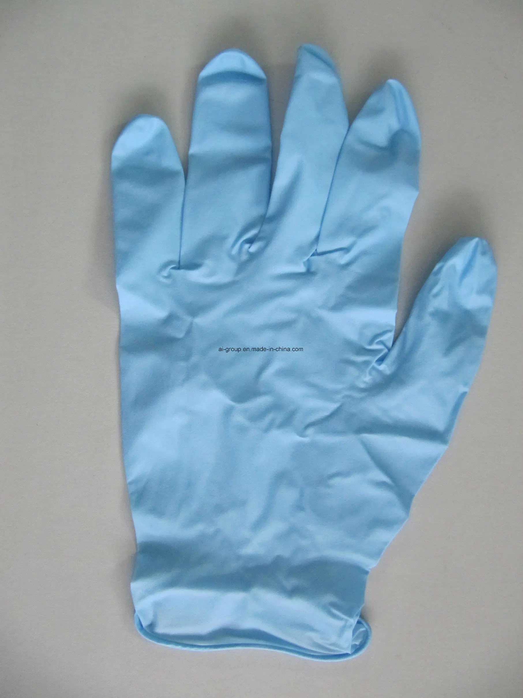 Guantes de protección desechables de nitrilo, látex, vinilo, examen de seguridad, PVC, goma con relieve