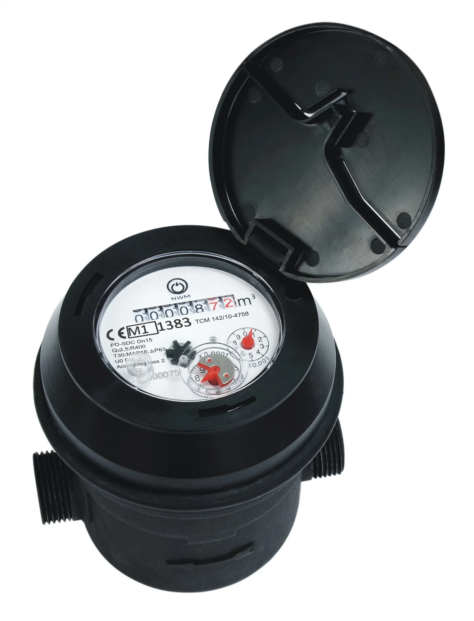 Volumetric Piston Dry Type Class D/R630 Water Meter (Brass or Plastic)