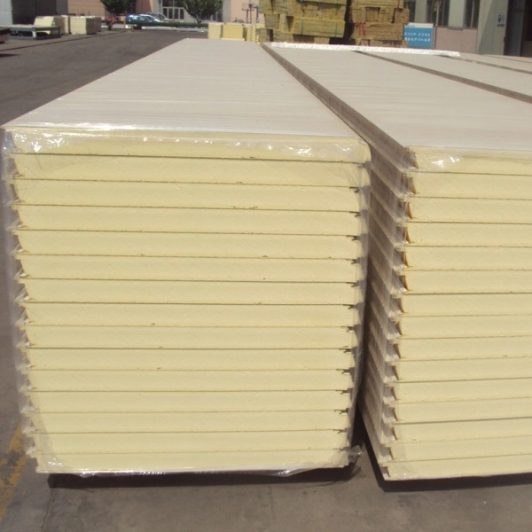 Waterproof Heat Resistant Insulated Polyurethane Foam PU/PIR/Rock Wool Sandwich Wall/Roof Panel