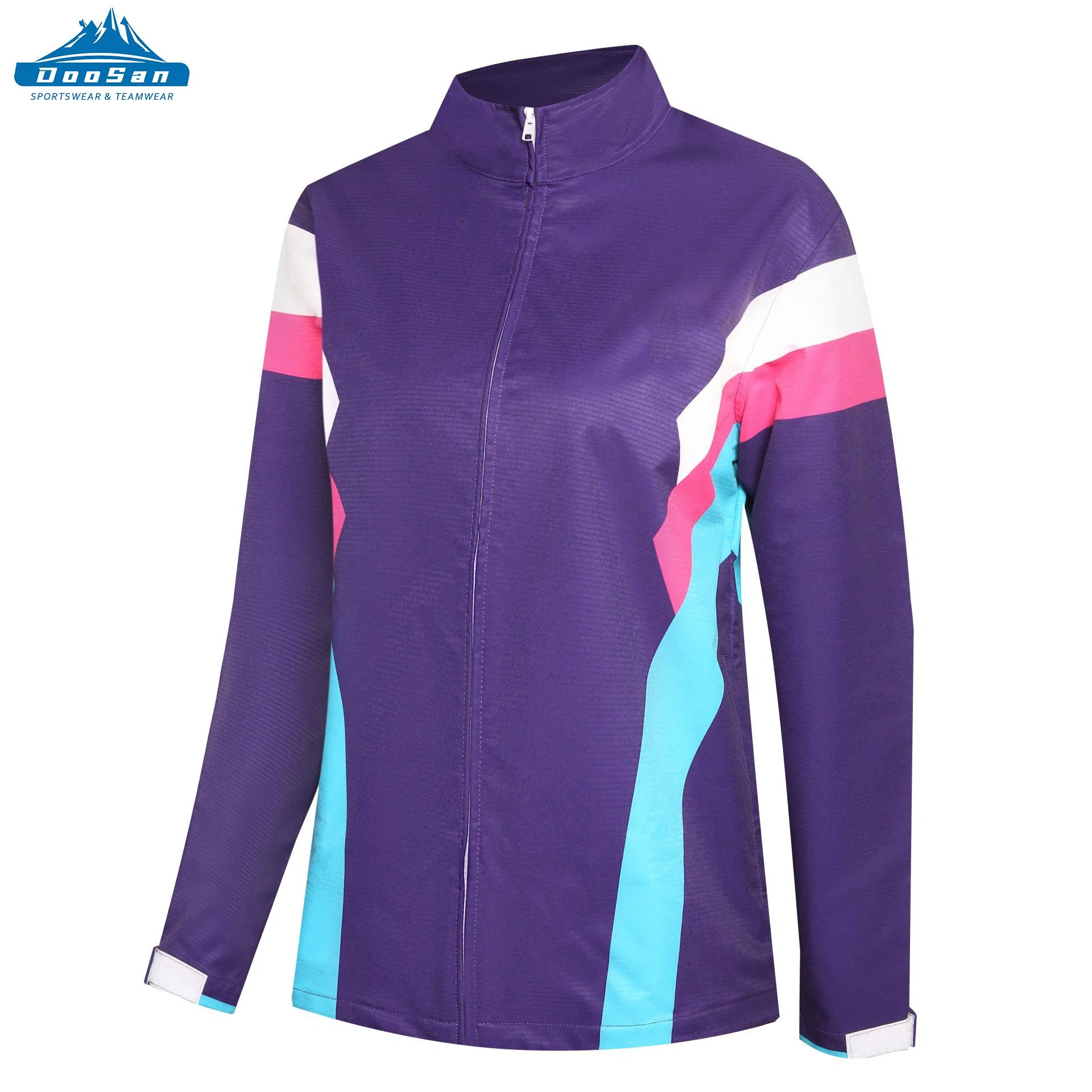 Wholesale Digital Print Custom Your Own Logo Windbreak Zipper Jackets for Women