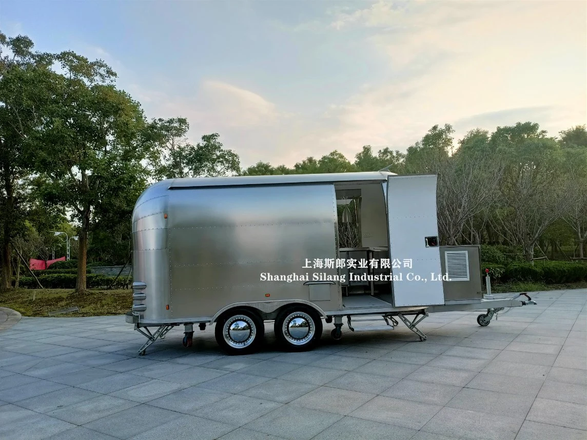 Alimentos Tráiler Airstream barras móviles que sirven cerveza