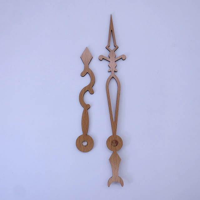 Wooden Clock Hand Wall Clock Parts Shape Can Be Customized