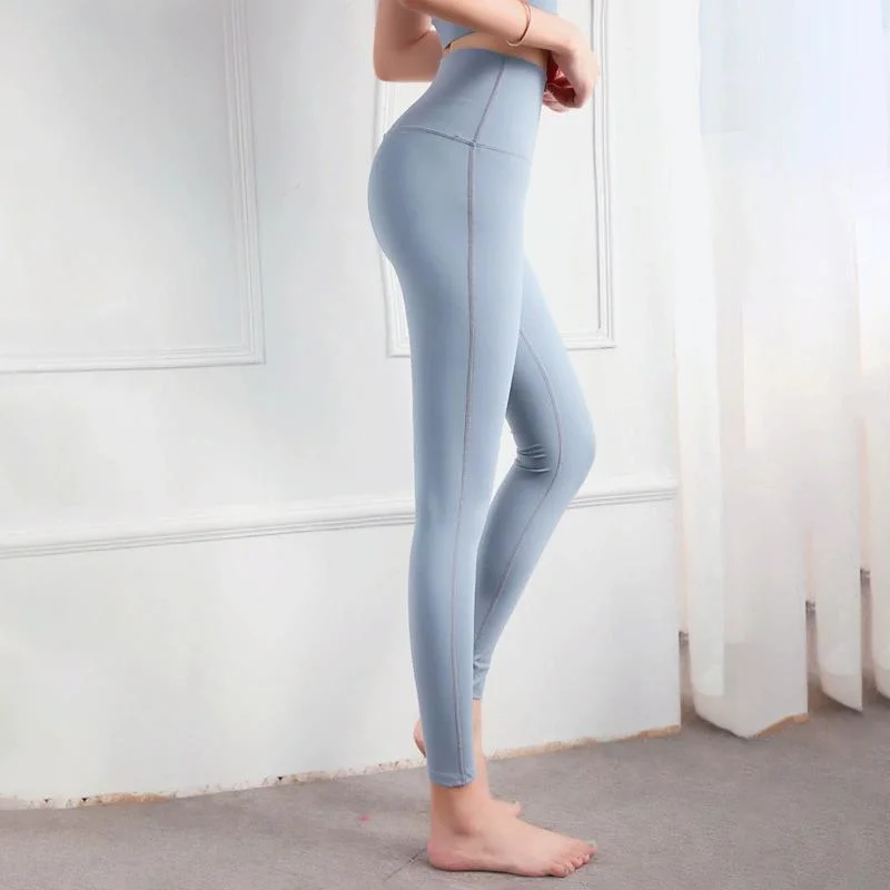 Women Seamless Hip Lifting Training Yoga Long Leggings Sport Pants OEM Trousers