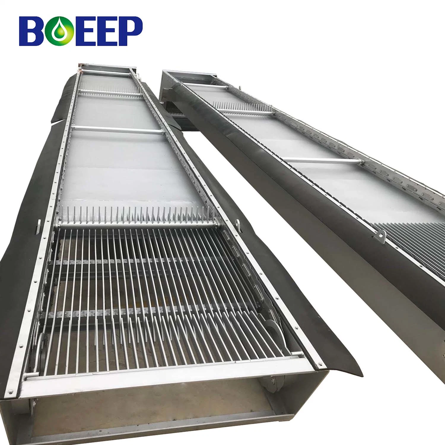 Sewage Treatment System Auto Rotary Stainless Steel Coarse Bar Screen