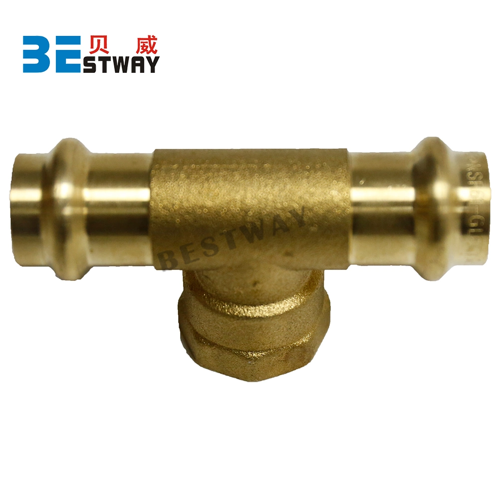 Bmag Press Tee Fittings for Water and Gas Pipe