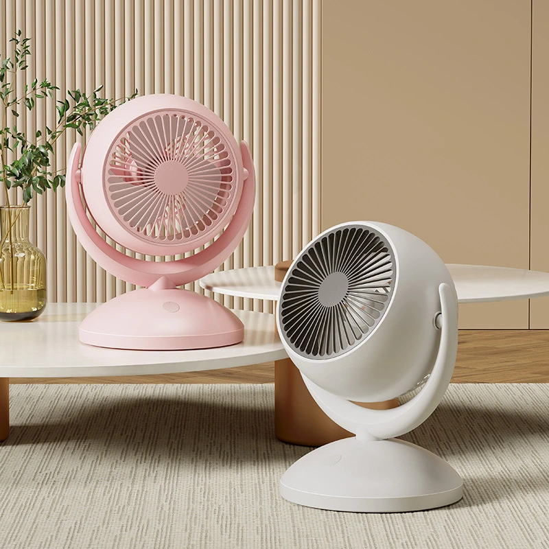 Pequeño aire fresco de plástico personalizada Desk Mini Ventilador de mesa portátil eléctrico