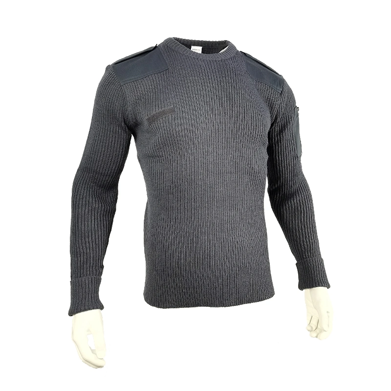 German Army Style Pullover Commando Jersey Military Sweater Wool Blend Winter Pullover Knitwear Turtle Neck