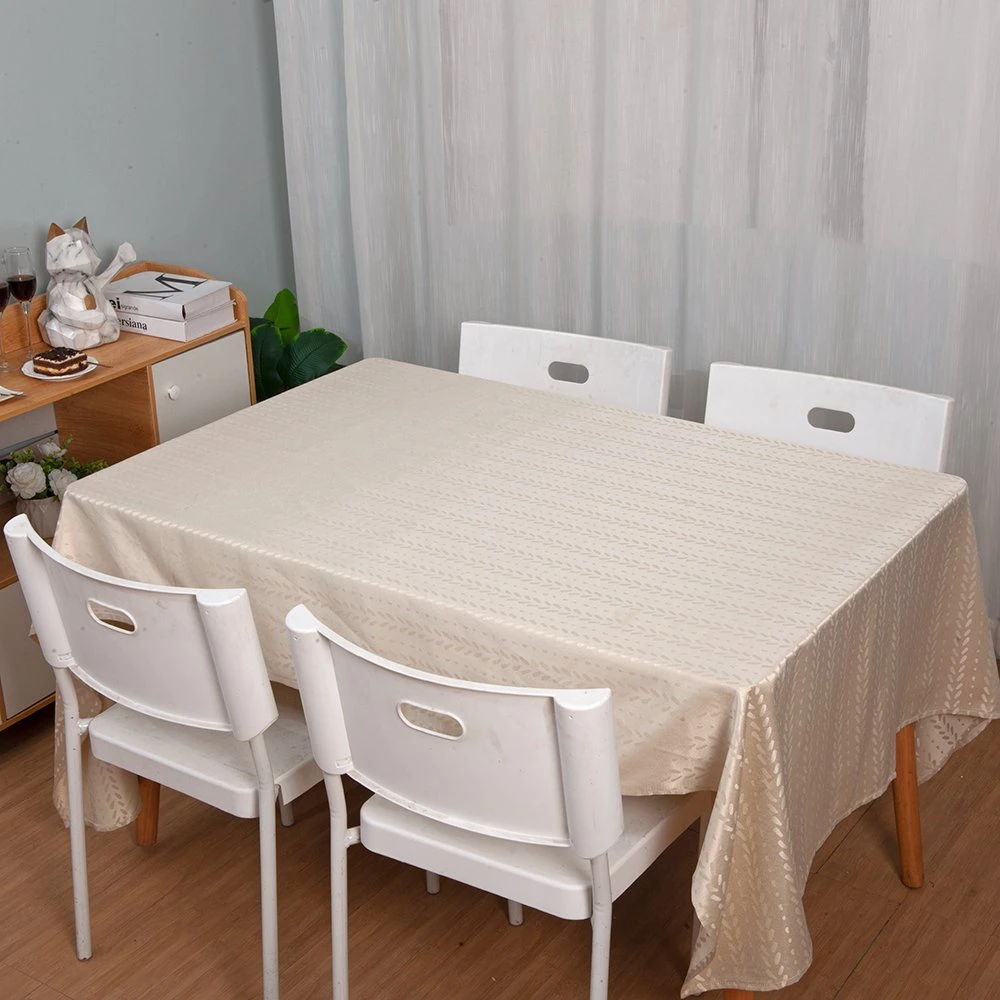 Hot Selling Wholesale/Supplier Elegant Tablecloth Jacquard Table Covers Washable Decorative Table Cloth