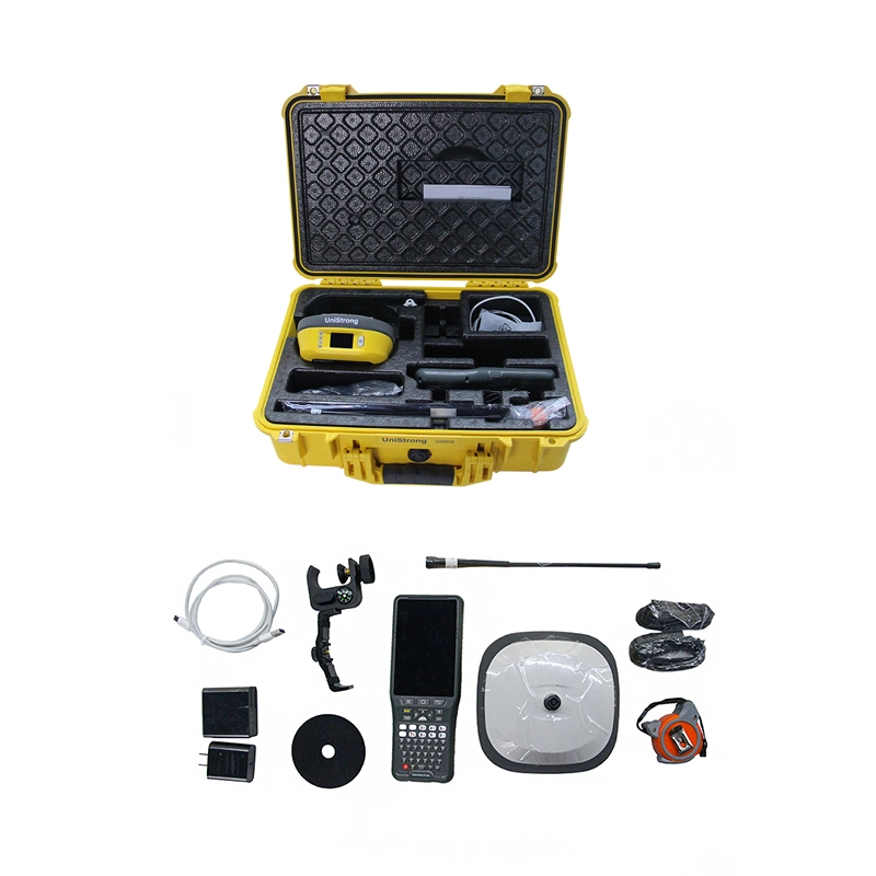 Récepteur portable GPS RTK GNSS double fréquence Uni strong G990II Équipement d'arpentage