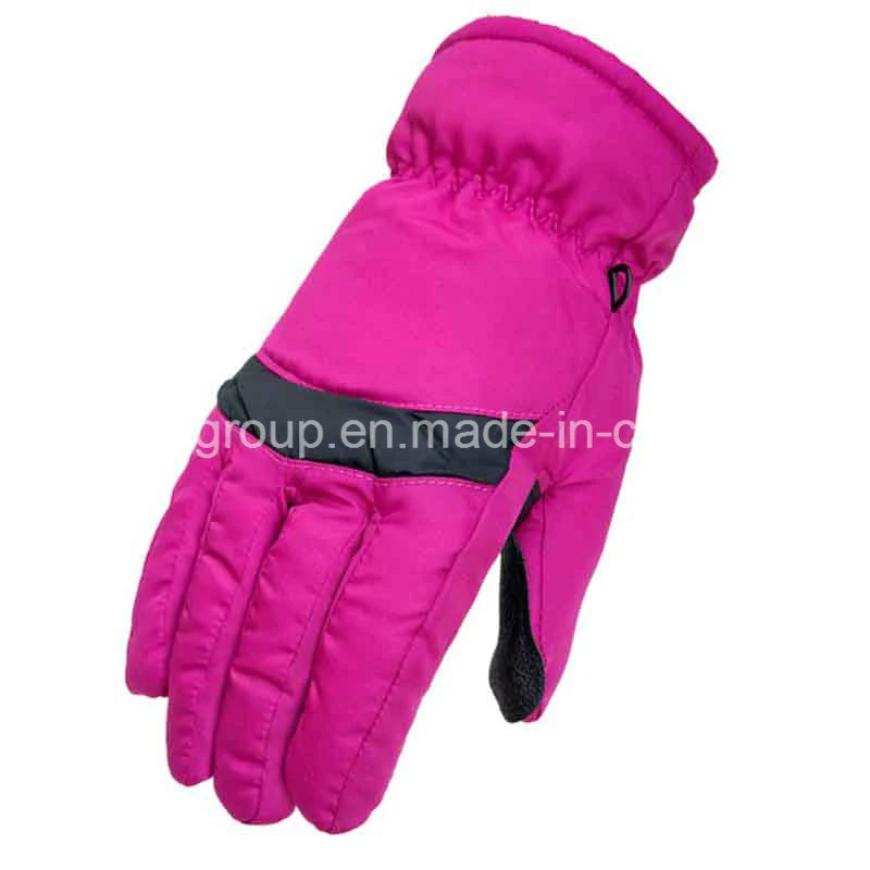 Popular Adult Women Contrast Color Fashion Winter Ski Sports Gloves