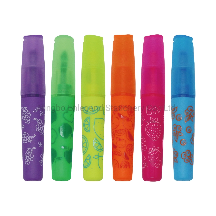 HL2020 Vivid couleur d'encre surligneur Mini Marker avec parfums fruités