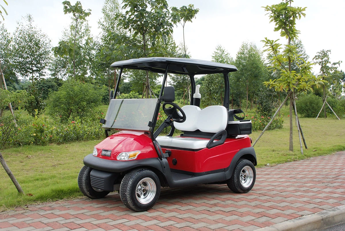 Club de chasis de aluminio de 2 plazas de coche coches de golf eléctrico