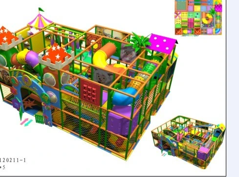 Equipamento para o parque infantil Custom Indoor Play Structure (TY-0614D) de novo estilo